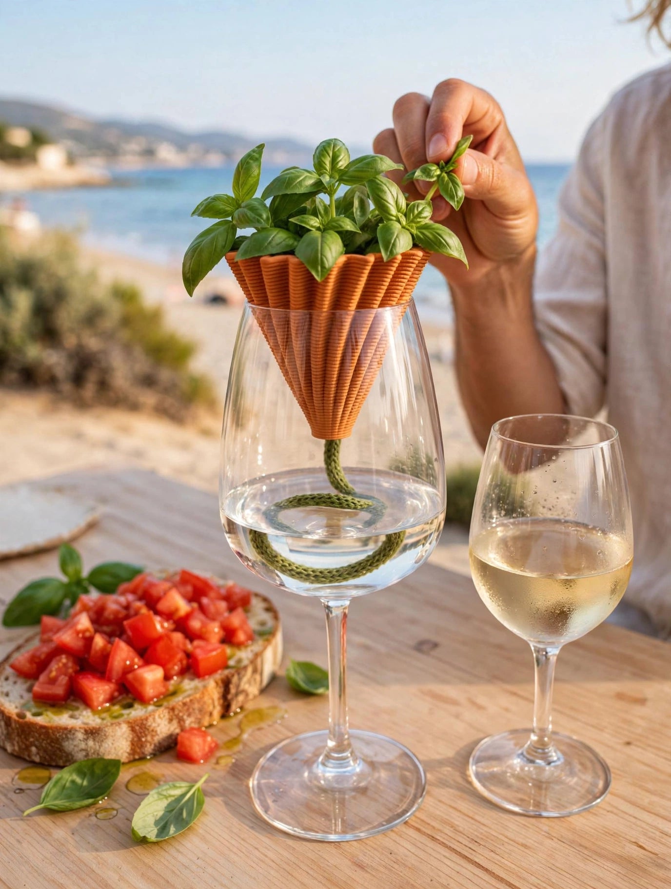 MINI NOMADE from italy with basil